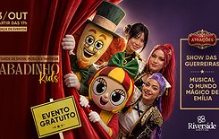 Sabadinho Kids: uma tarde de show, música e fantasia
